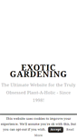 Mobile Screenshot of exoticgardening.com